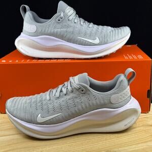 Women's Nike ReactX Infinity Run 4 Light Smoke Grey White DR2670-012 Size 8.5